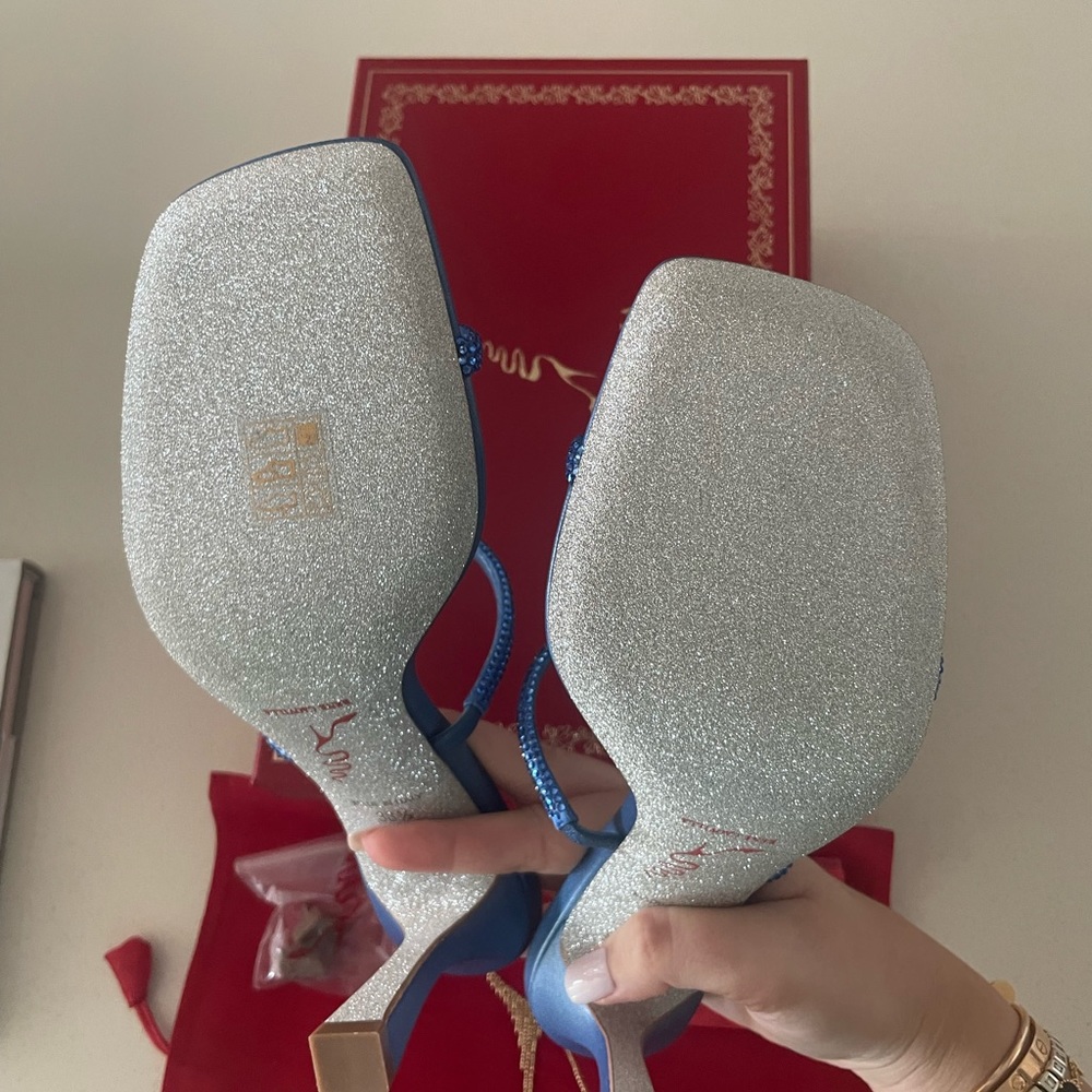 SOLD Rene Caovilla Bessie Crystal Sandals - Picture 10 of 11